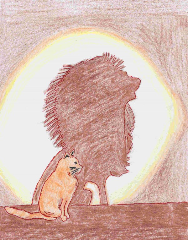 Ein guter Selbstwert macht aus einem Kätzchen einen Löwen